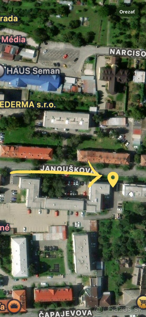 PREDAJ GARÁŽ JANOUŠKOVÁ UL. PREŠOV