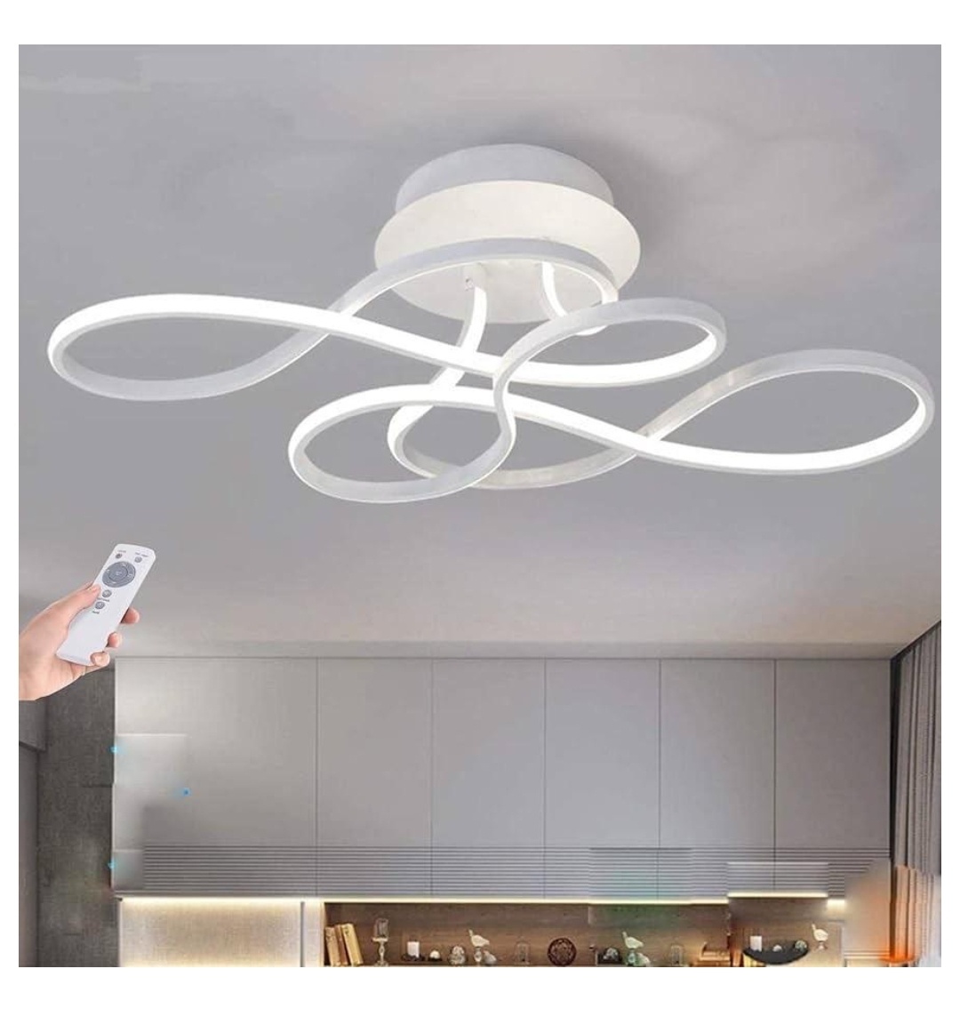 LED dizajnové stropné svietidlo s diaľkovým ovládaním 58W