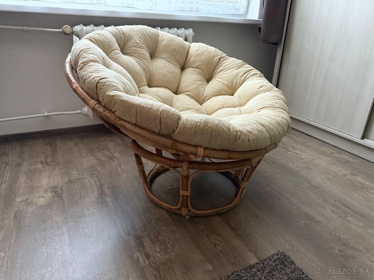 Papasan kreslo – ako nové, pohodlné a štýlové