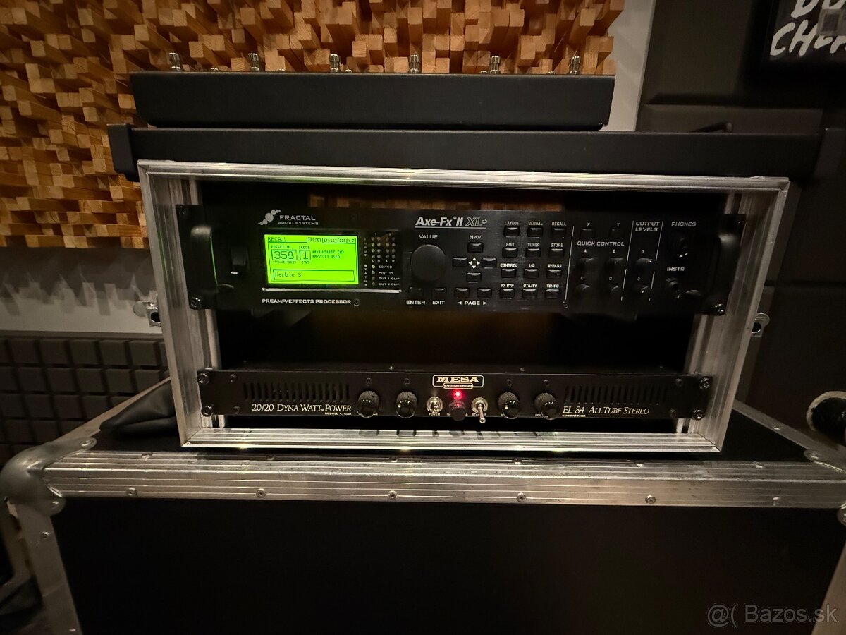 Fractal audio AXE FX2 XL+, MFC 101 mark 3, Rack THON 5U