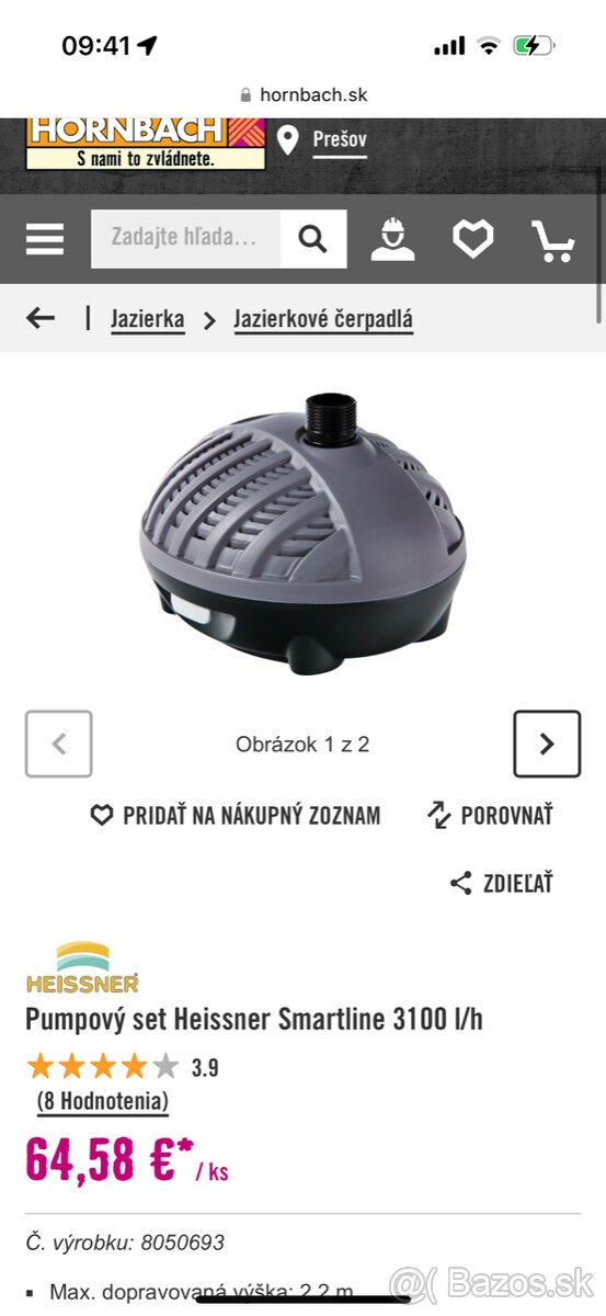 Jazierkove Čerpadlo