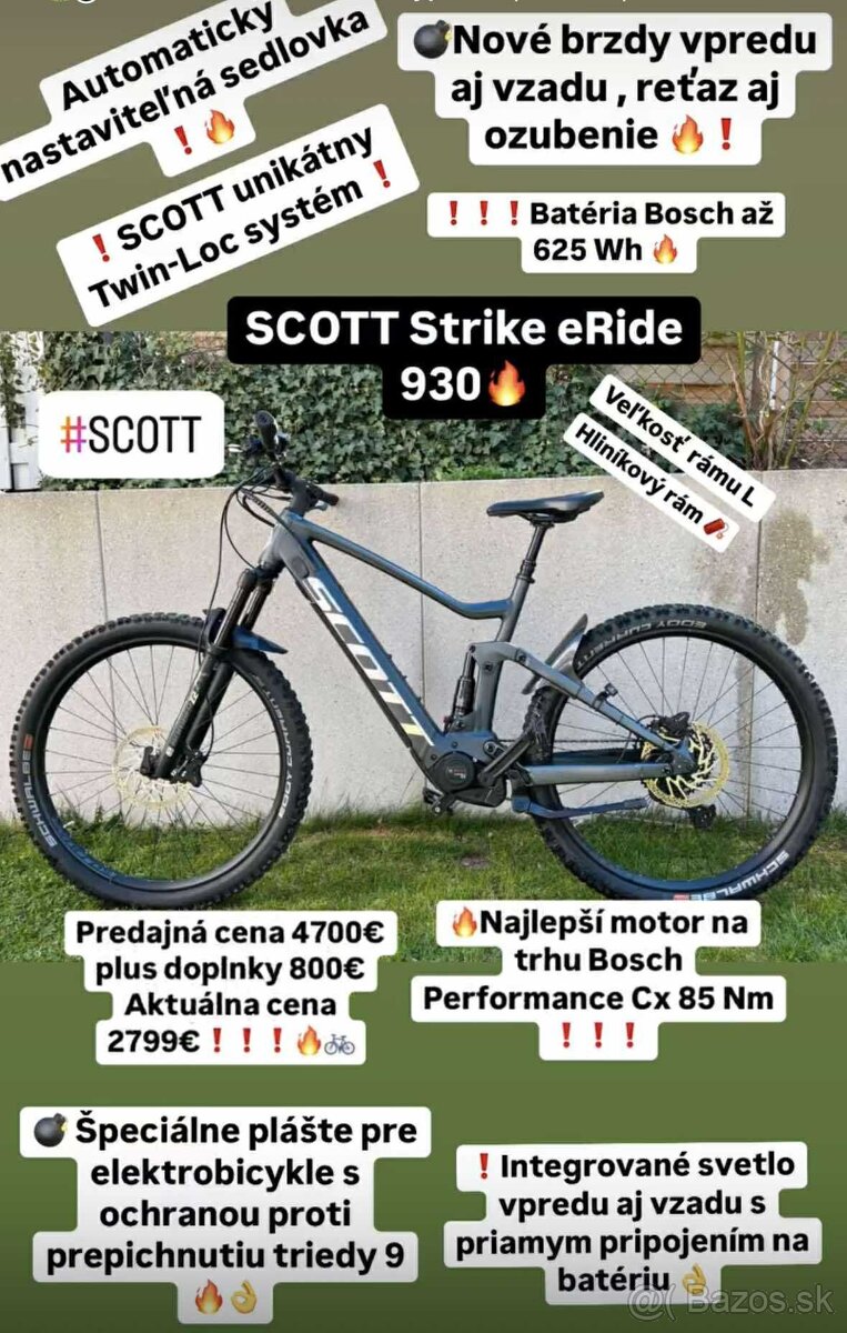 Elektrobicykel ❗️❗️❗️ Scott Strike eRide 930