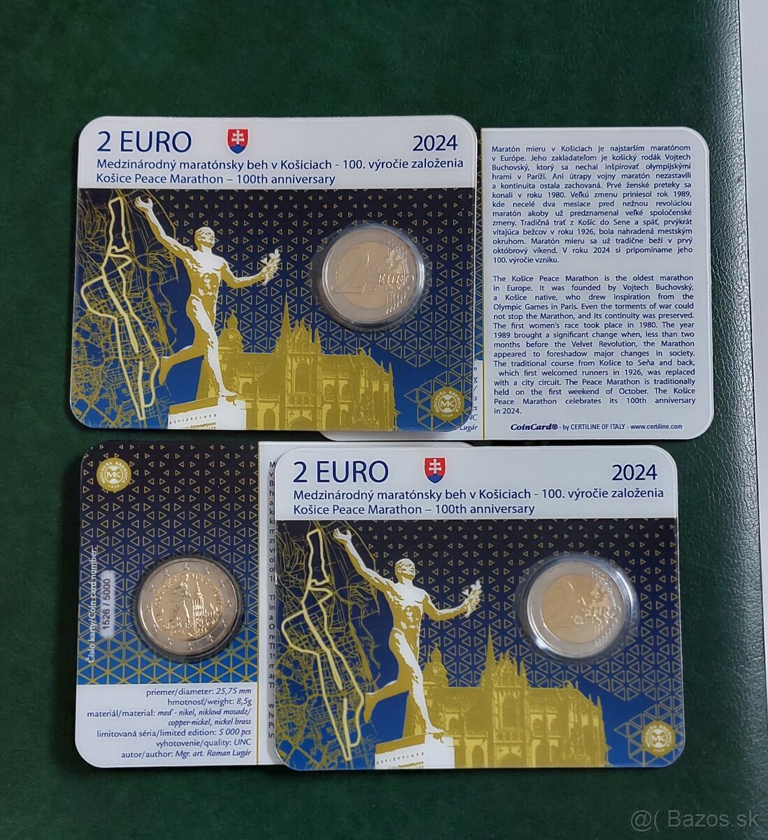 2Euro zberateľské karty Slovensko