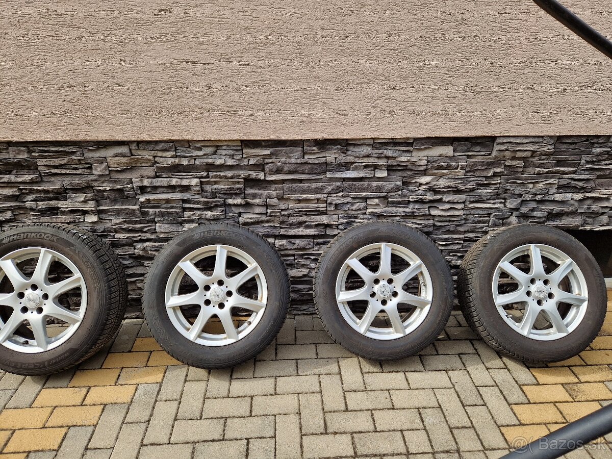 hlíníkové disky 5x105 16" pneu 205/60 r16