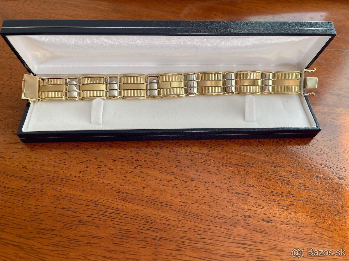 NOVÝ ZLATÝ NÁRAMOK 34,24g - 14k(585) rýdzosť - SUPER CENA