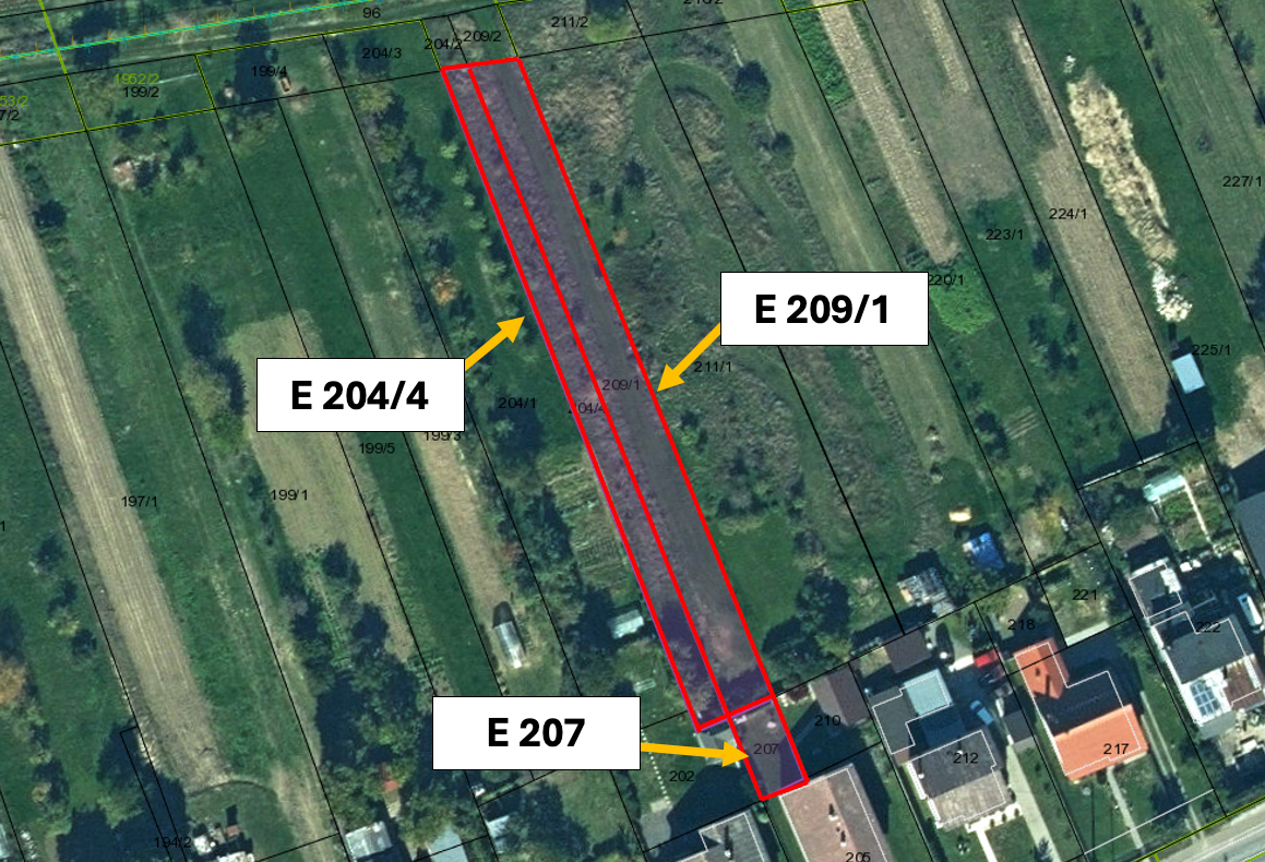 Vechec – 341 m2 INVESTIČNÉ pozemky – NA PREDAJ