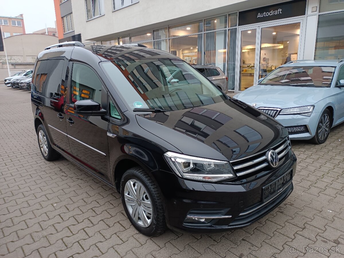 VW Caddy Highline 1.4TSI 96kW DSG 87tkm - záruka Autodraft