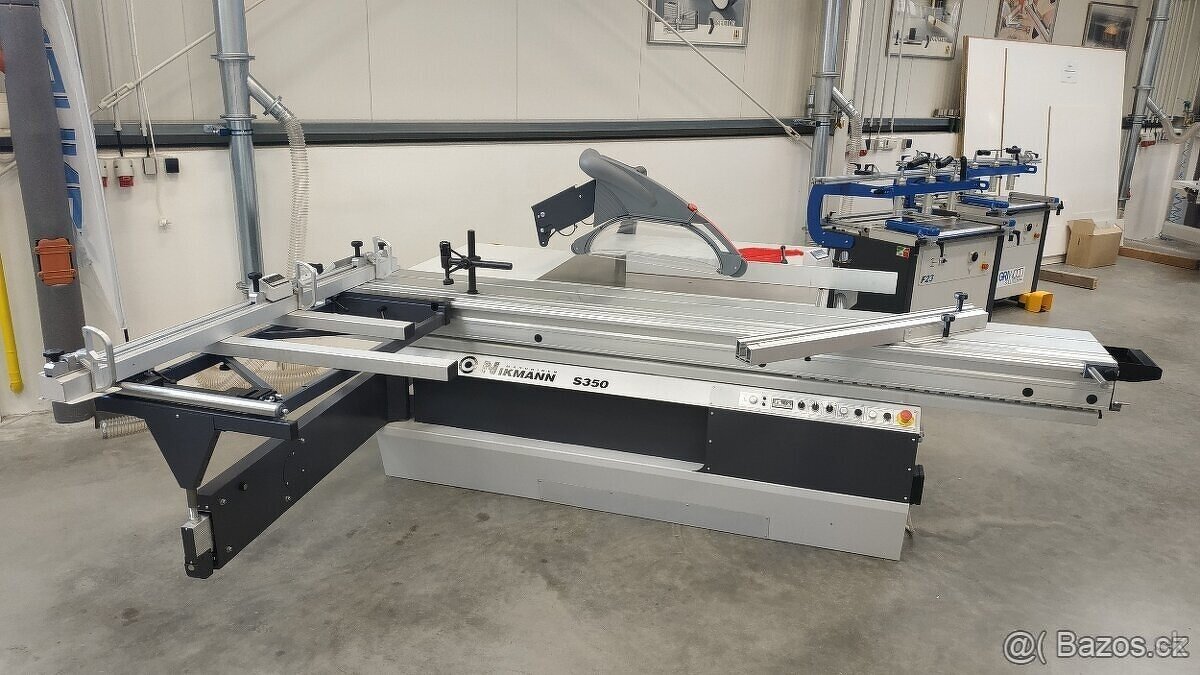 Formátovací pila NIKMANN S350 s předřezem a stolem 3200 mm