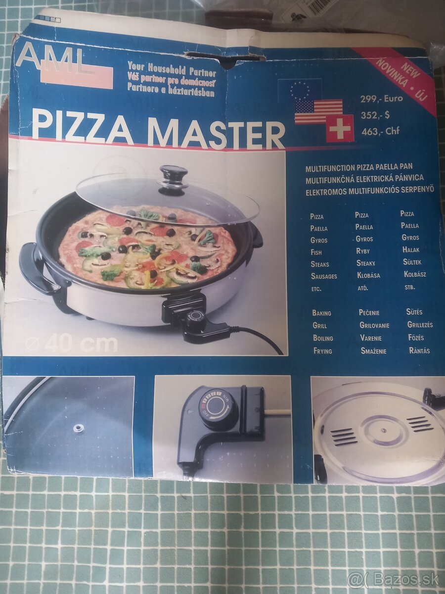 Pizza Master na varenie a pečenie