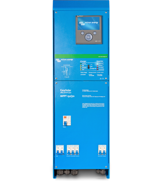 Victron system Victron EasySolar 48/3000/35-50 + 2xMP 3000VA