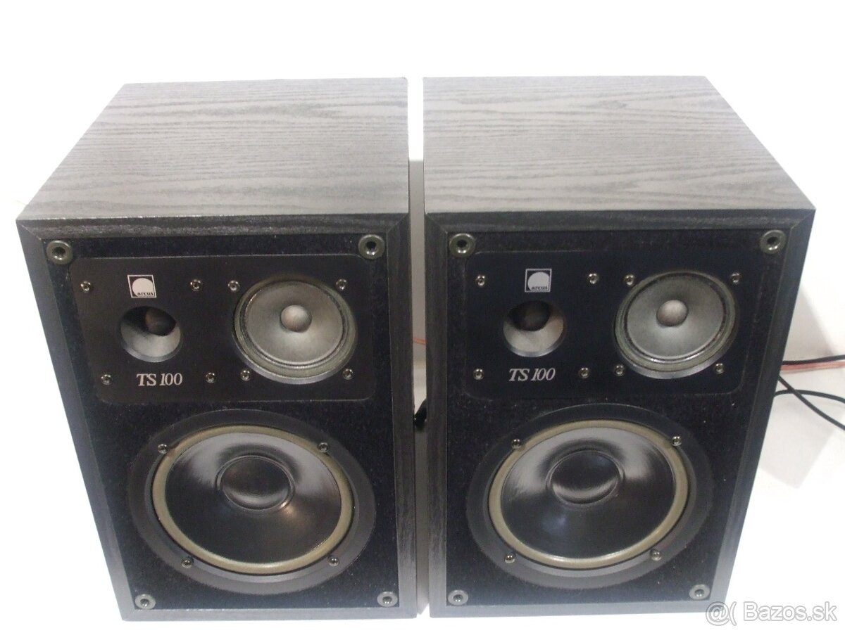 100W 3-pasm reproduktory ARCUS bassreflex 34x23x26cm Germany