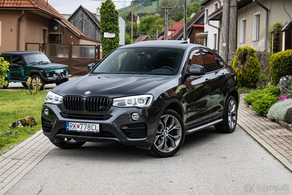 BMW X4 35d M Packet, Strešné okno, ACC, Harman Kardon, HUD