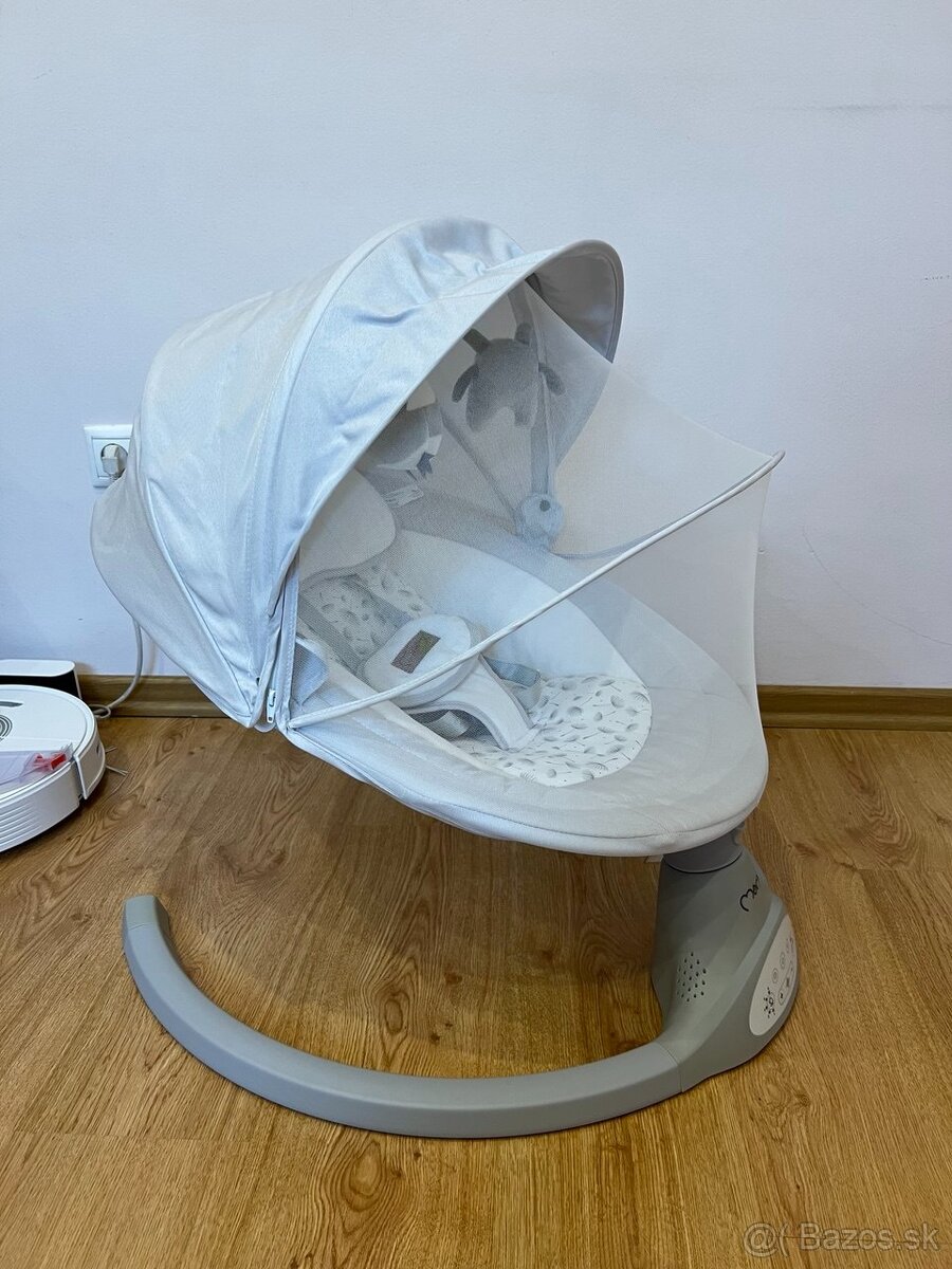 Elektrické ležadlo MoMi KENANI svetlosivá