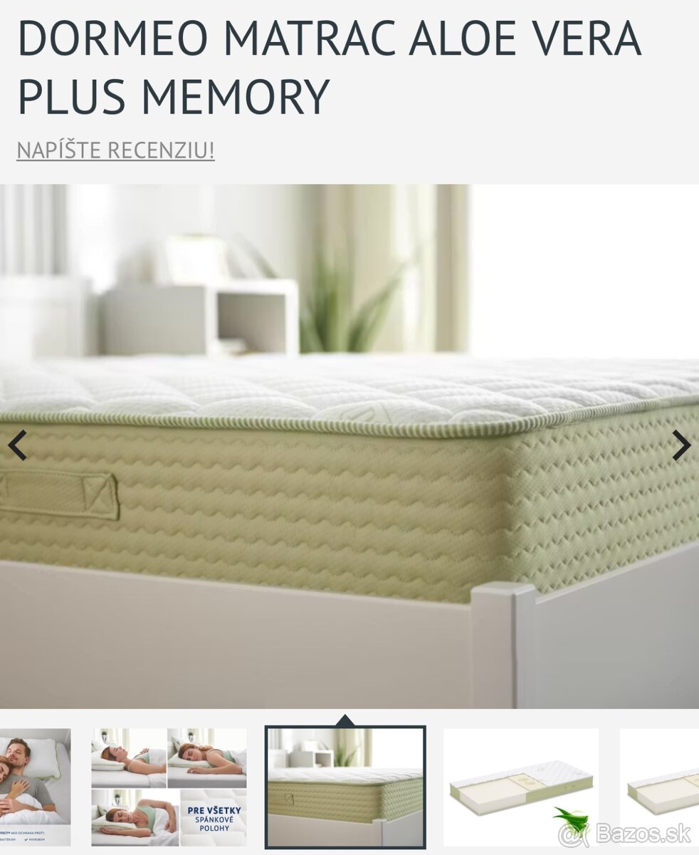 Dormeo matrac aloe vera 140X200