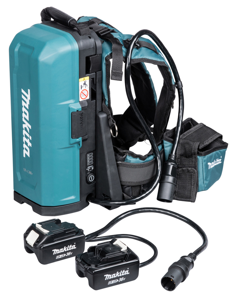 Predam prenosný napájací zdroj Makita PDC01 + 3 adaptery