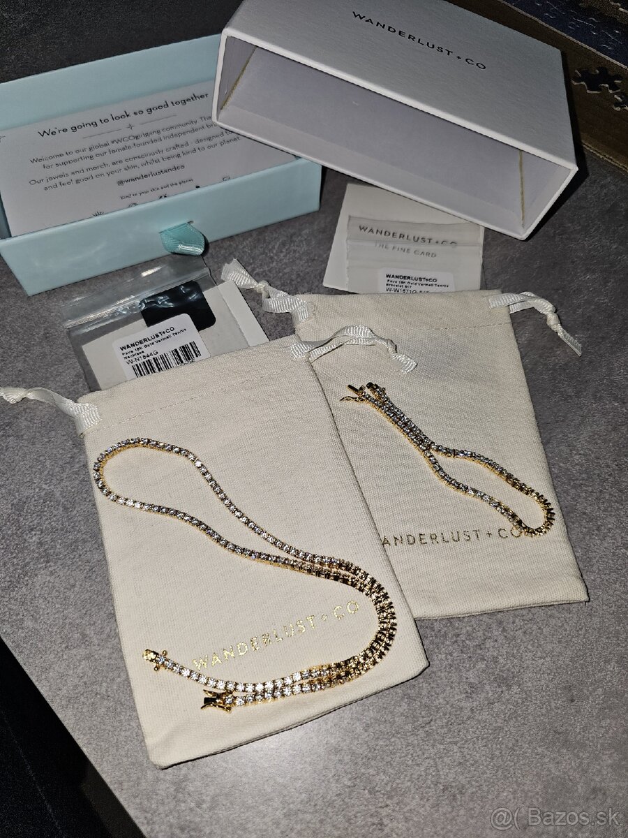 Tennis bracelet & tennis necklace set