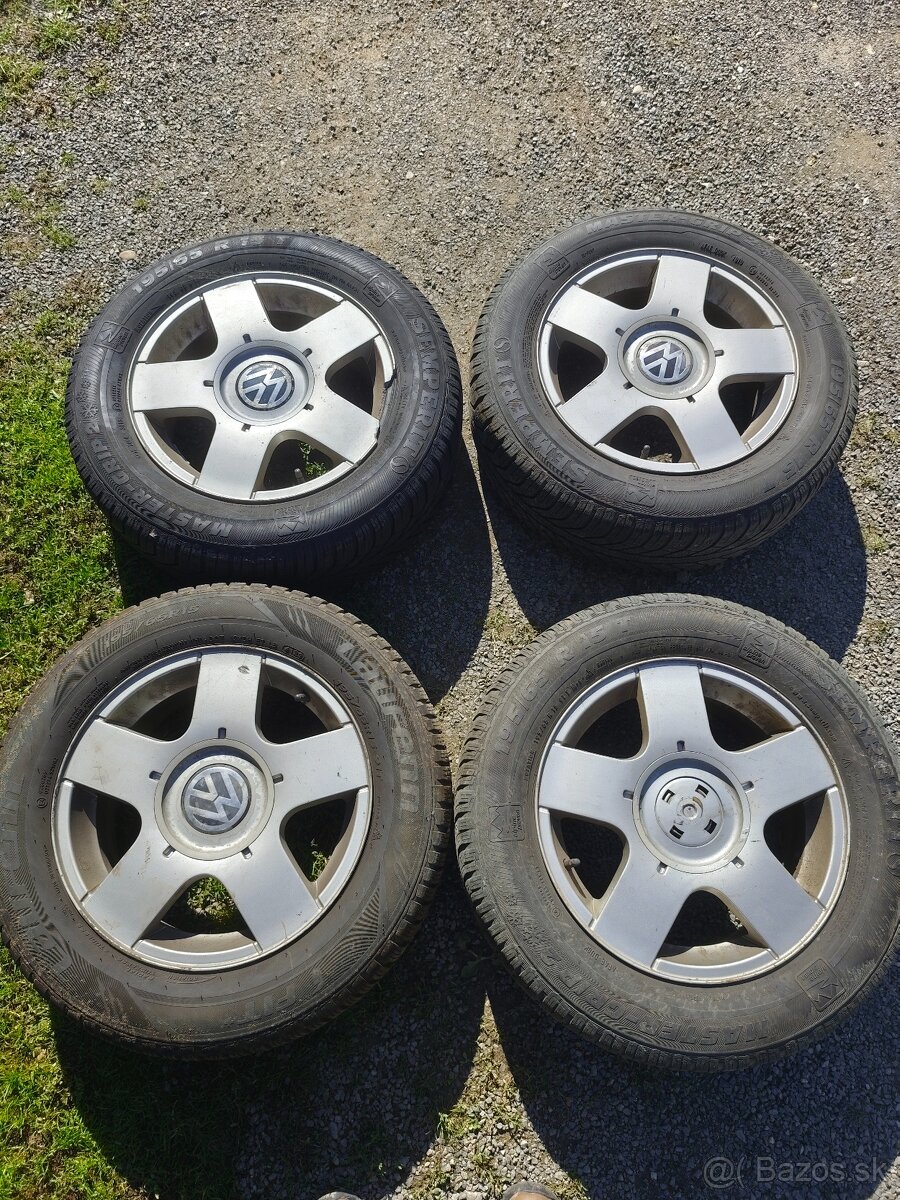Elektróny Volkswagen 5x100 zimné pneumatiky