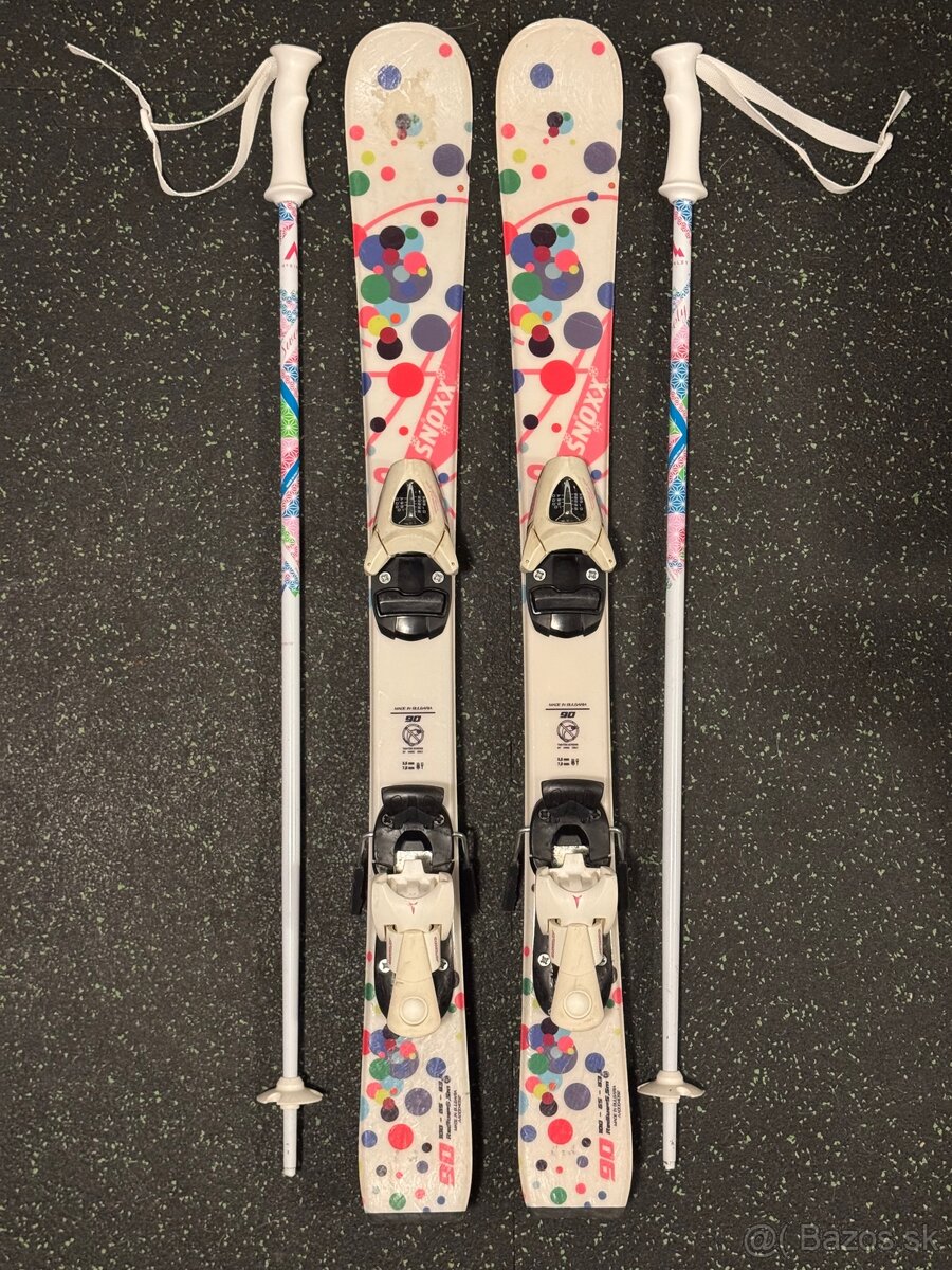 Detské lyže Snoxx 90cm + paličky