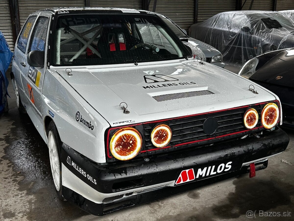 Volkswagen Golf závodné 1991 GTI raketa Rallye, cca 200 koní
