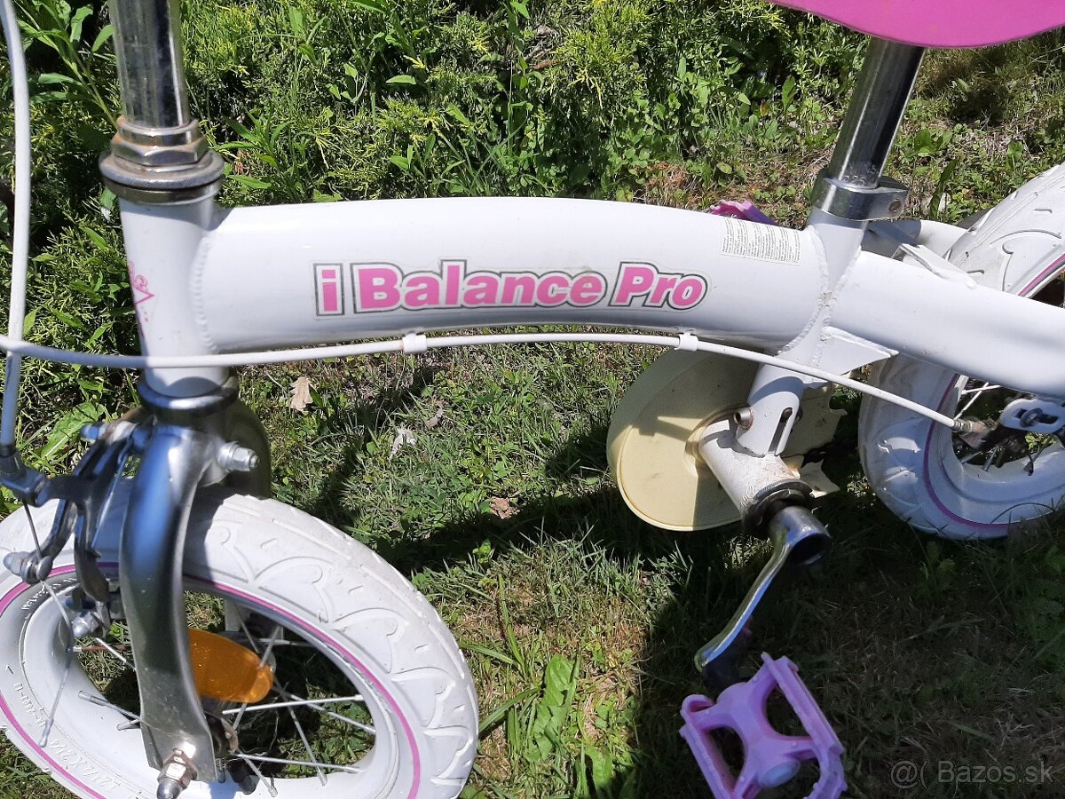 Predám krásny bielo ružový bicykel PRE NAJMENŠÍCH