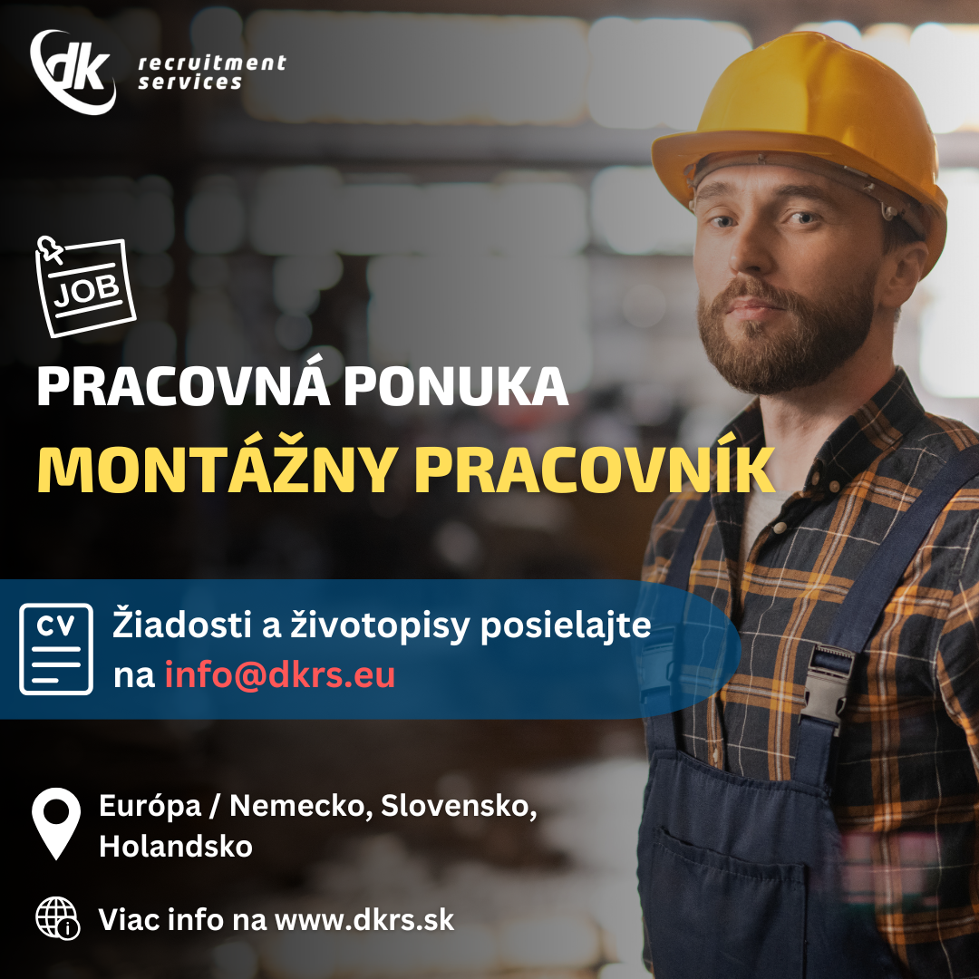 Montážny technik – obnoviteľné zdroje a skladová infraštrukt