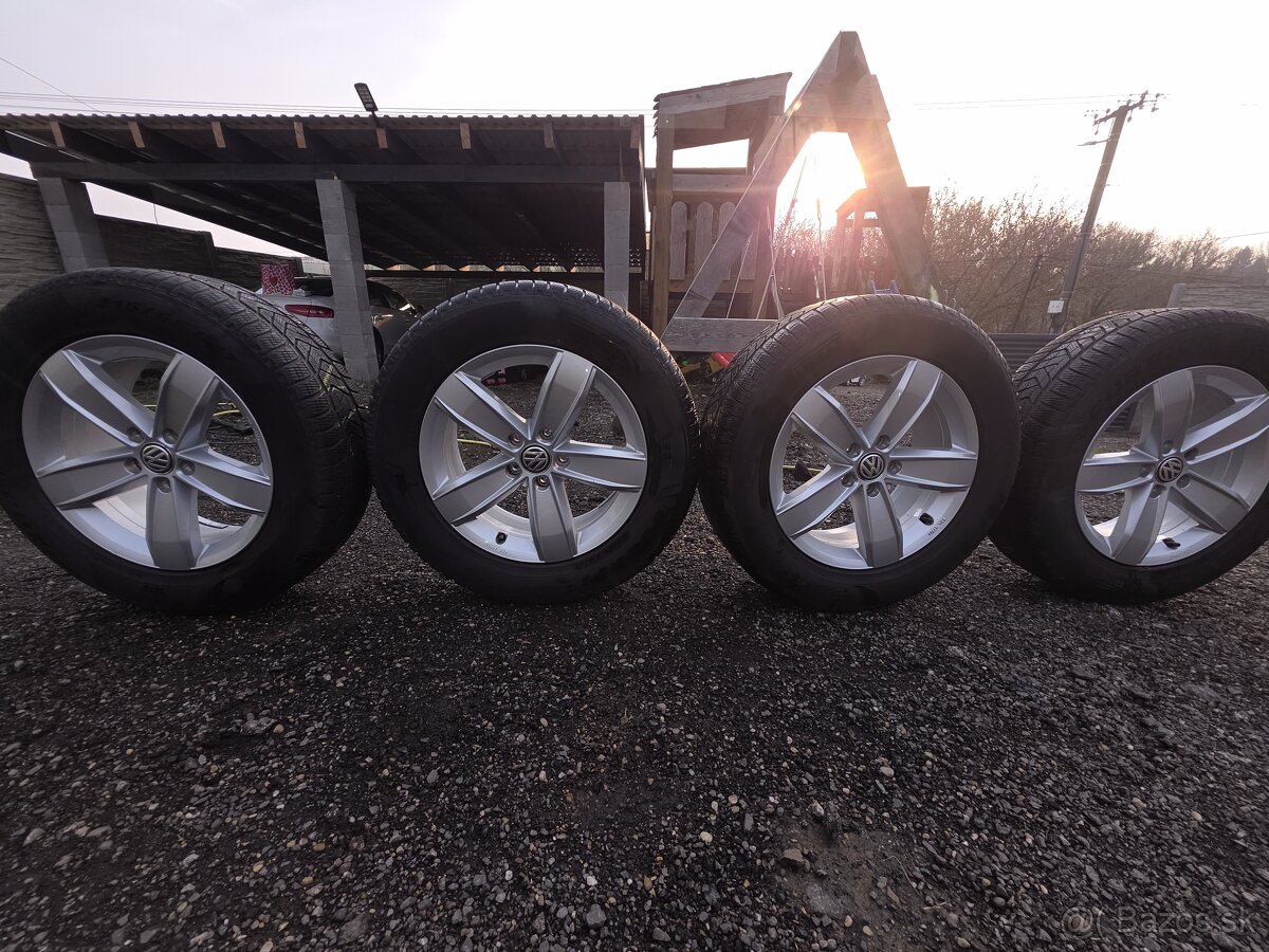Originál Tiguan disky 5x112 r17 + zimné pneu