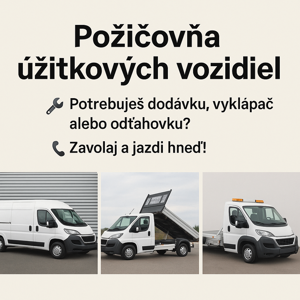 Požičovňa úžitkových vozidiel
