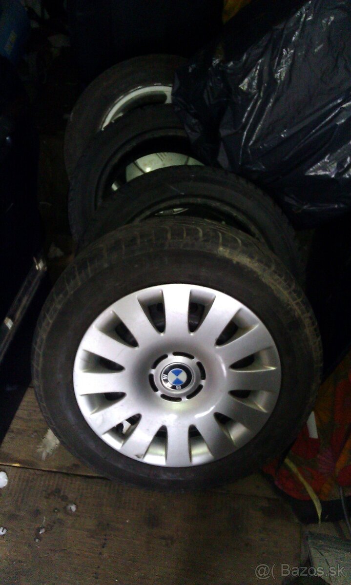 bmw 5x120 plechove disky sada