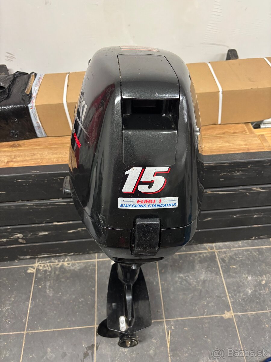 Suzuki DF15 4T, 15 HP, ako nový, video zo servisu