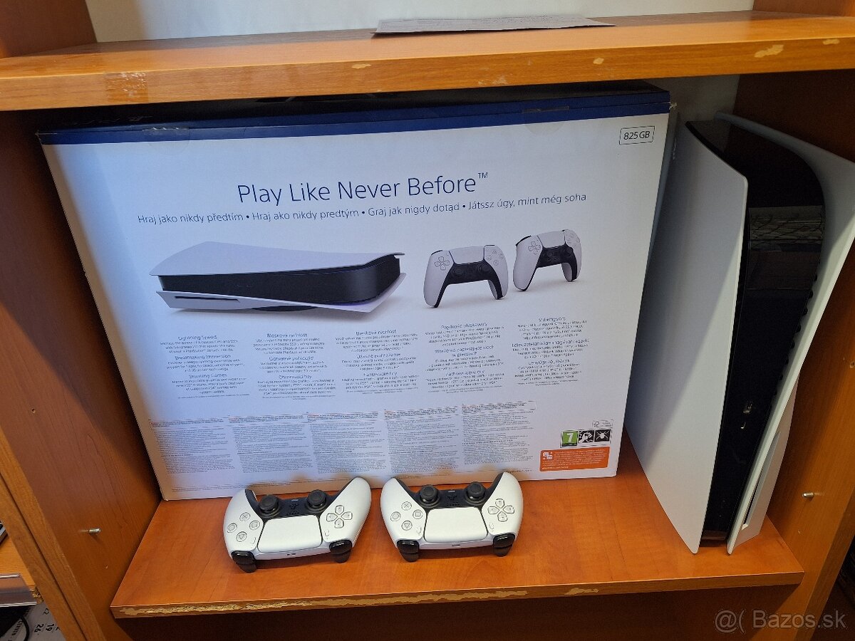 PlayStation 5 (s mechanikou) 825GB + 2ks ovládač