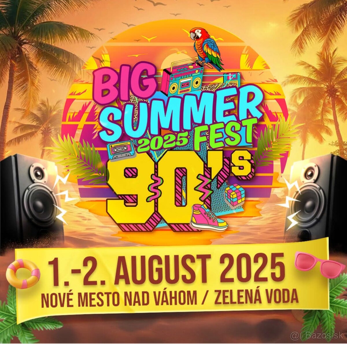 Big summer fest 90's Zelená voda