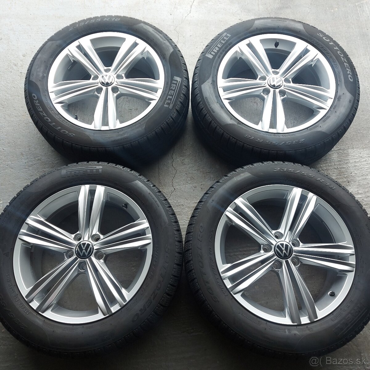 Zimná sada elektrónov originál Volkswagen Tiguan 5x112 R18