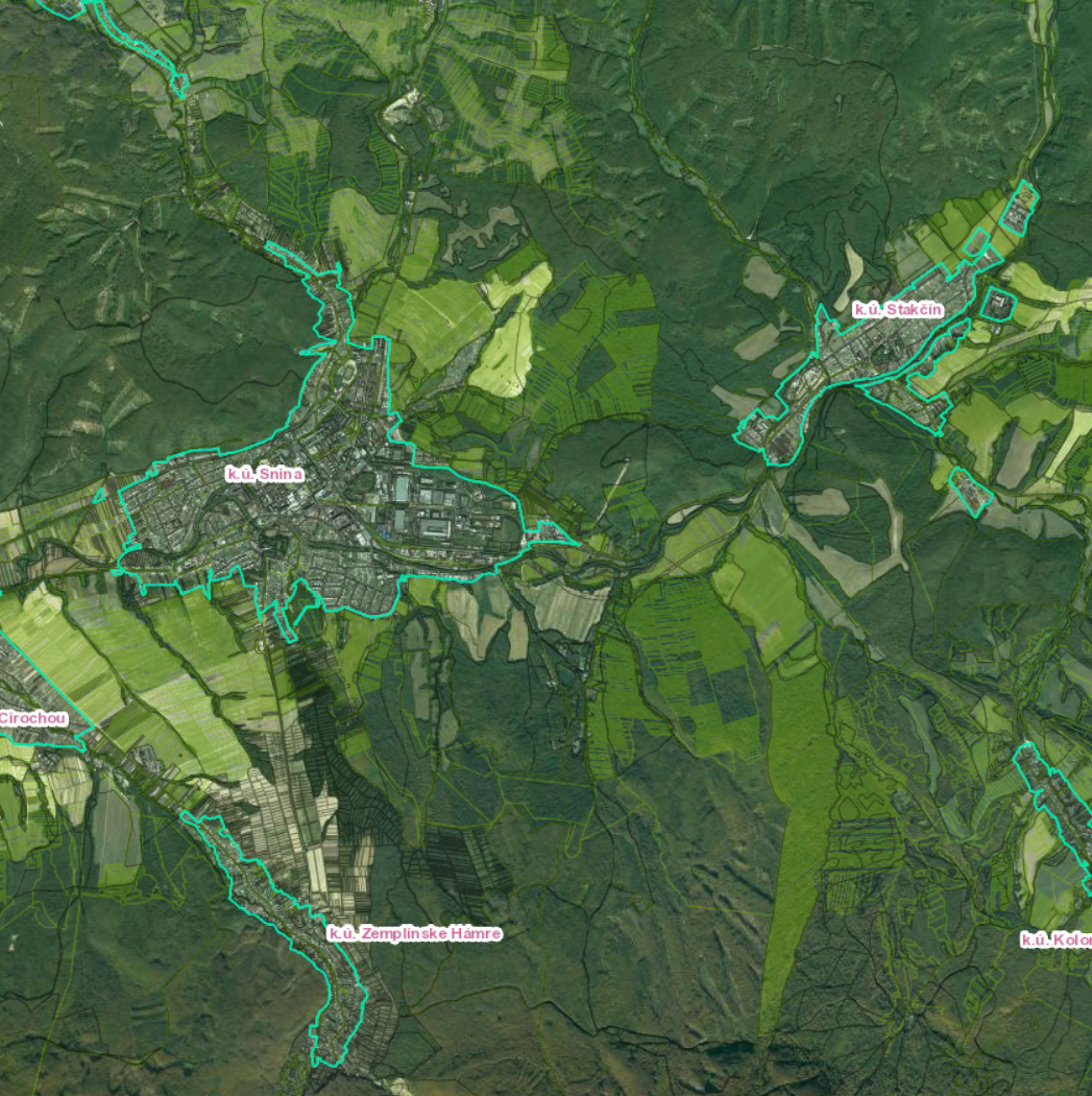 Predam lesné pozemky v k.ú. Snina, Stakčín