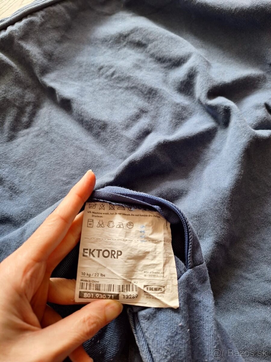 Poťah na rohovú sedačku Ektorp