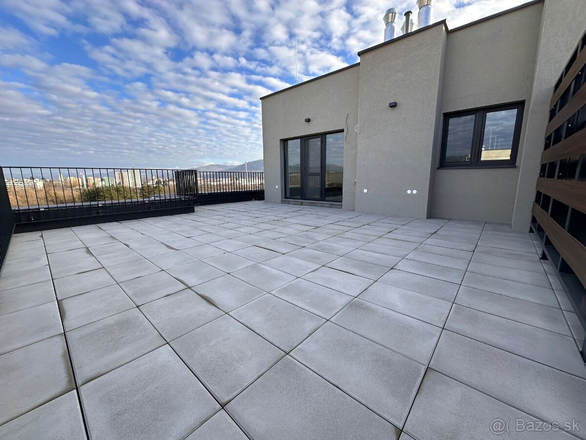 Exkluzívny 2-izbový byt s kráľovskou terasou (100,88 m²)