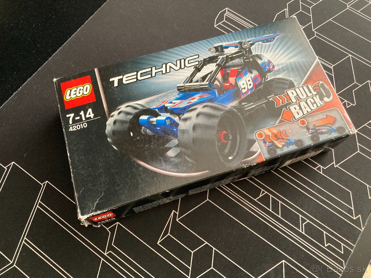 Lego Technic 42010 Terénna štvorkolka (Pull back)