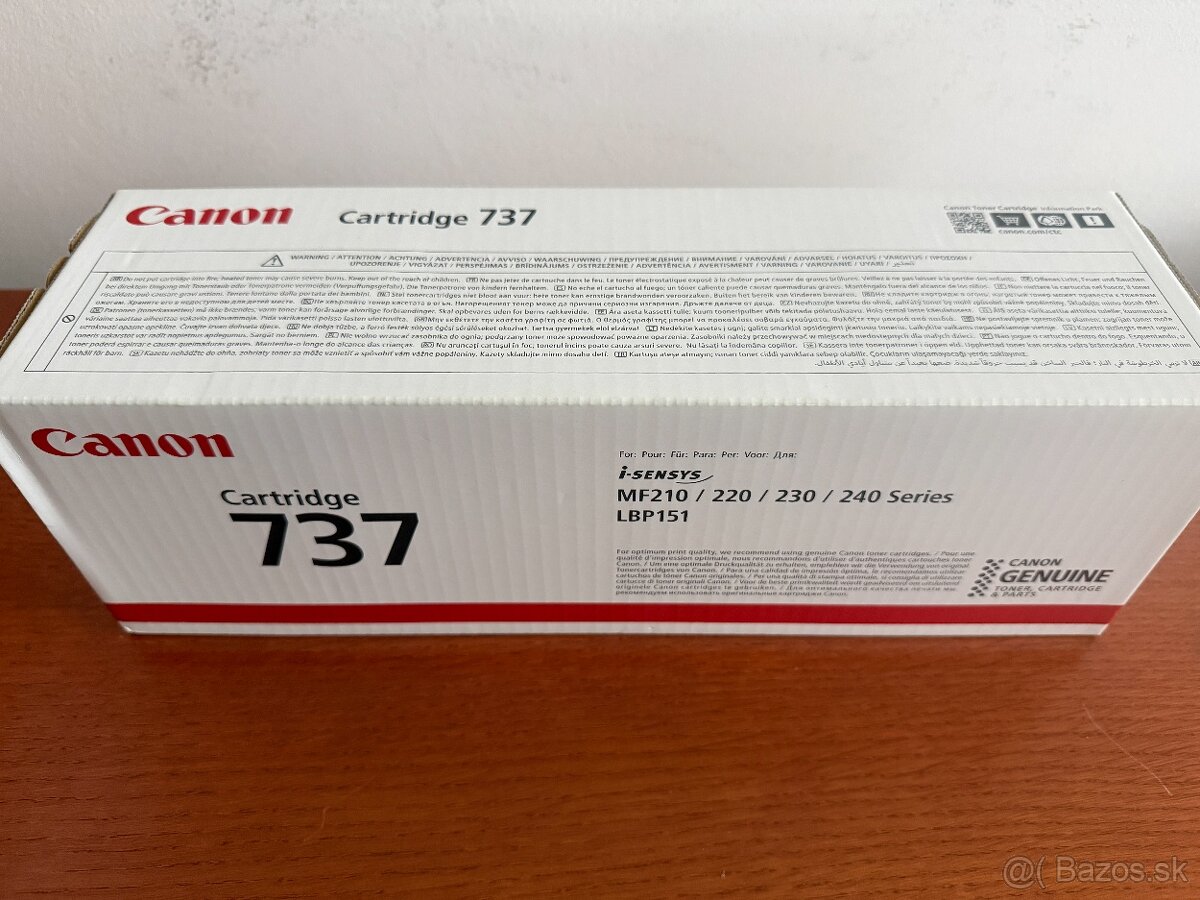 Toner Canon CRG-737 čierny