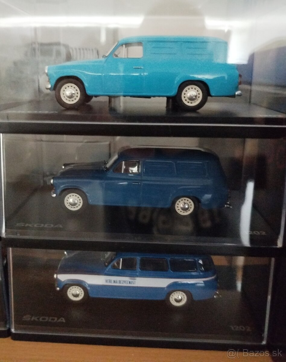 Predám modely škoda 1:43. cena za kus.