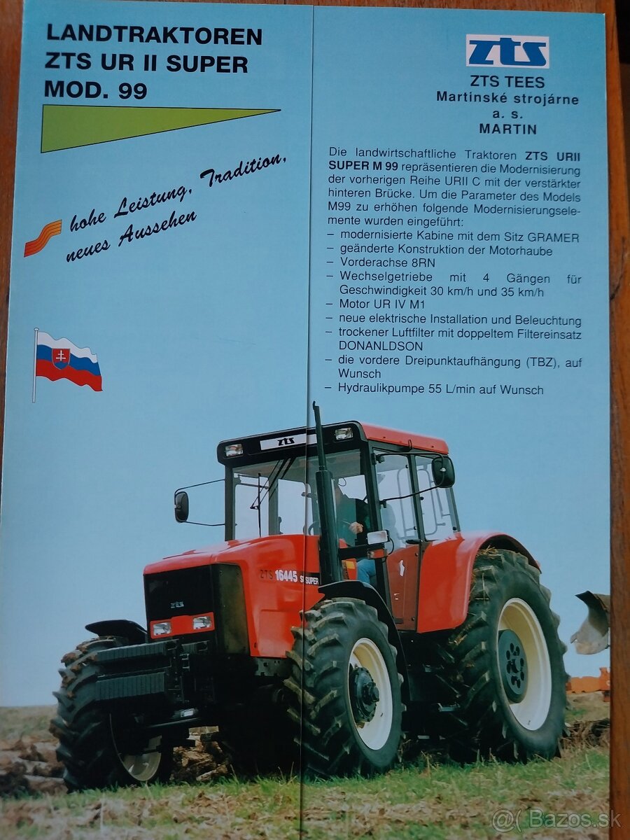 Prospekty Poľnohospodarska technika