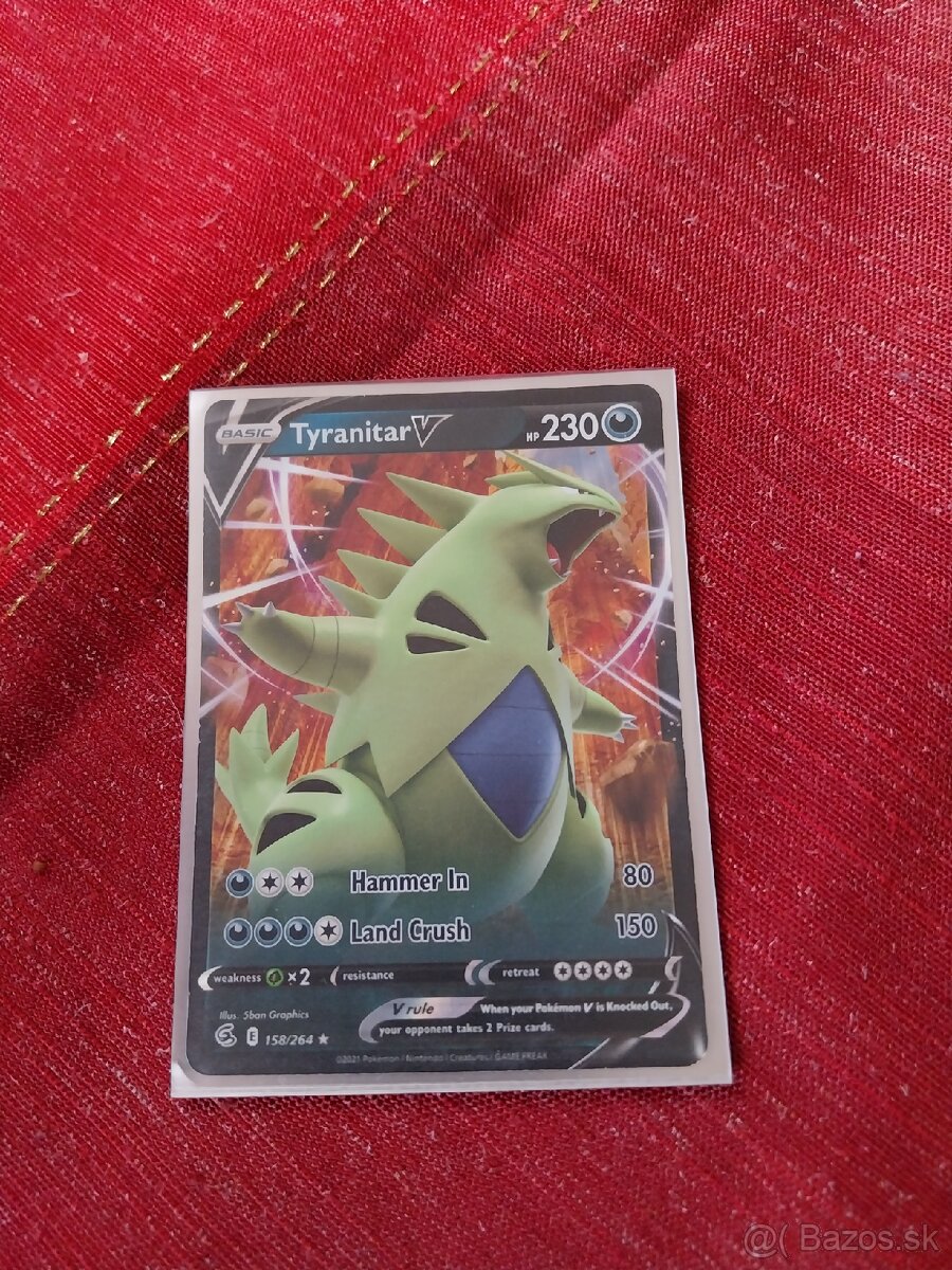 Pokémon karta Tyranitar V