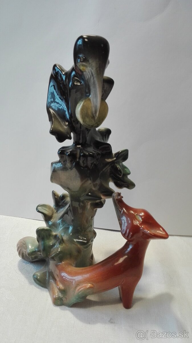 Stará soška -Vrána a liška