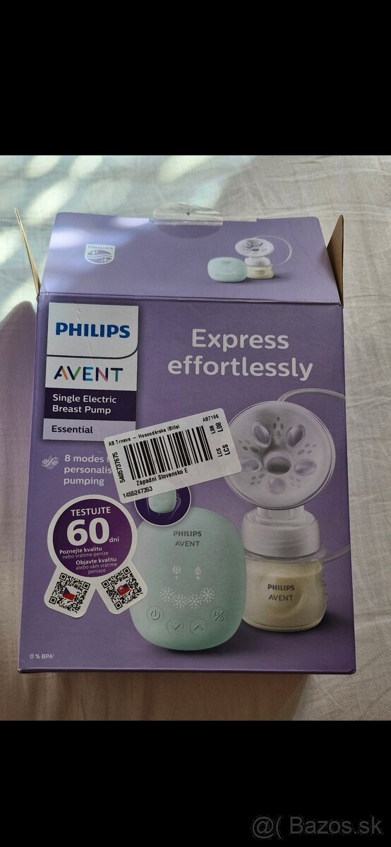 Predám elektrickú odsávačku zn Philips Avent