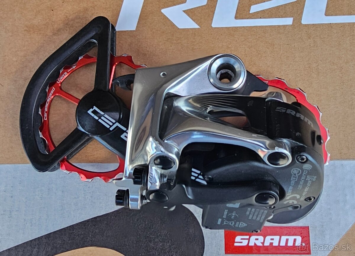 Sram red eTap 2x11, Ceramicspeed kladka