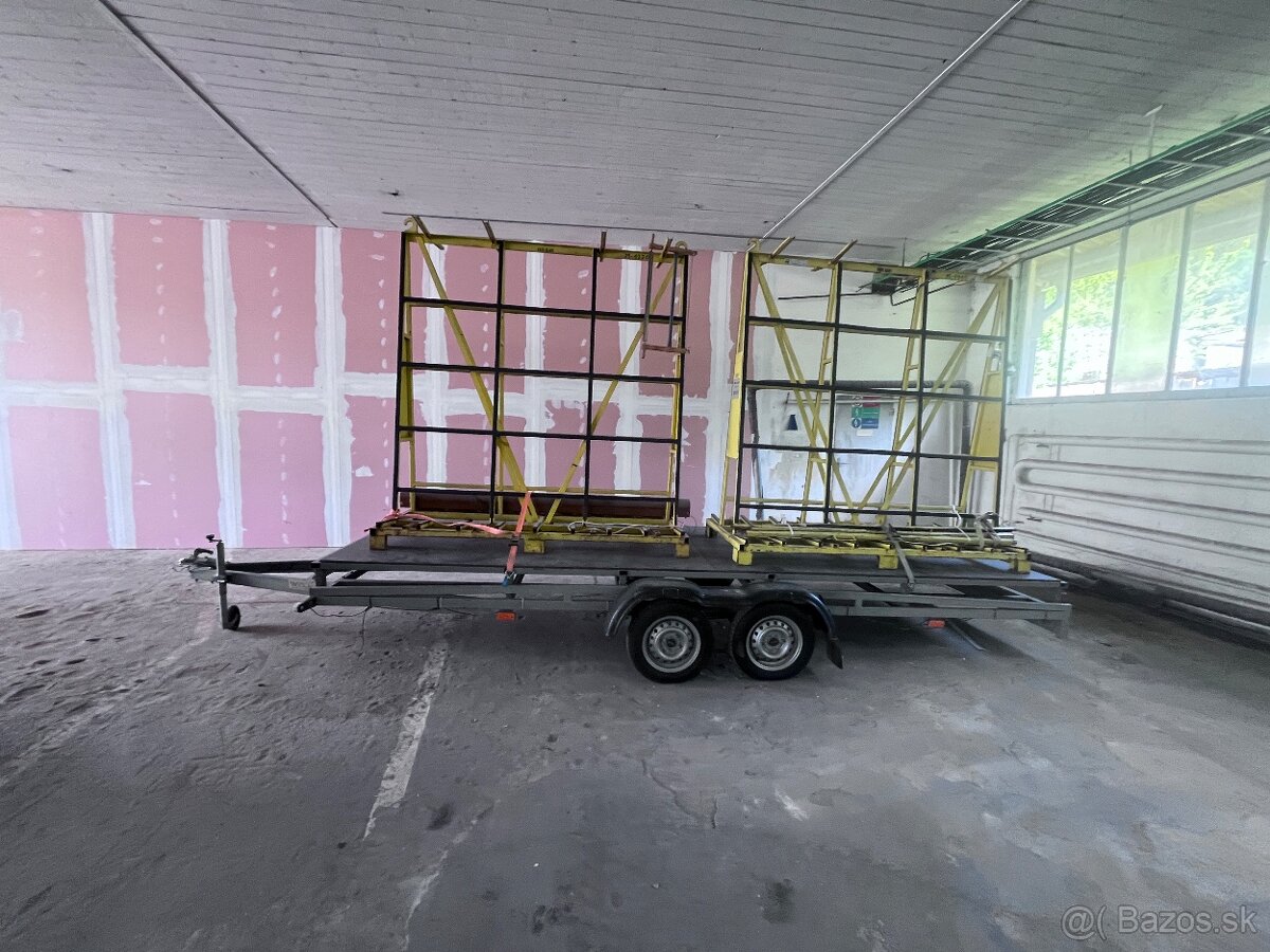 Privesny vozik lozna plocha 5x1,5metra do 750kg
