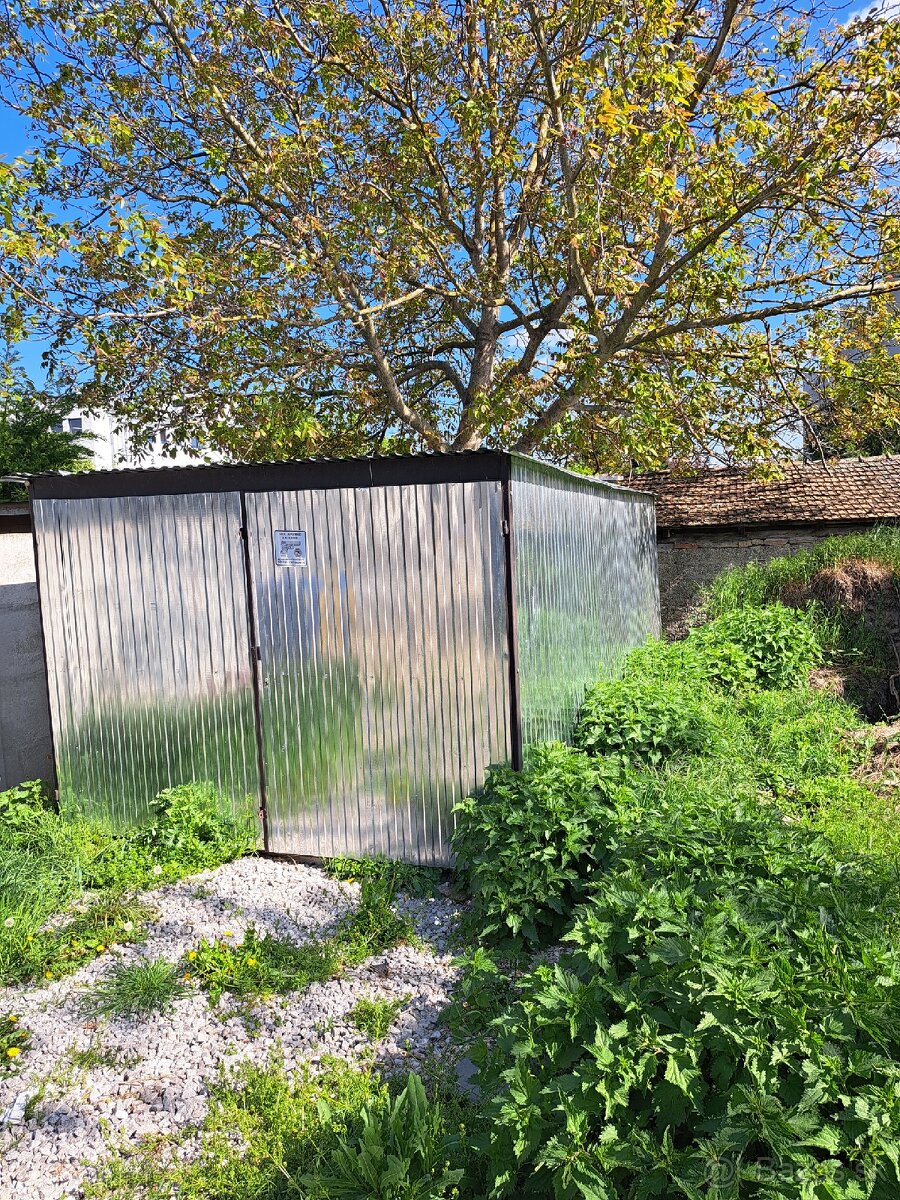 Plechová garáž 6x3m