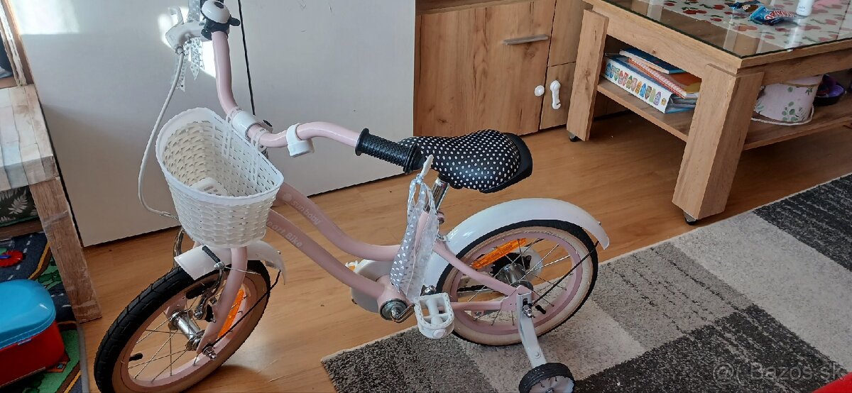 Krásny detský dievčenský bicykel TOP STAV