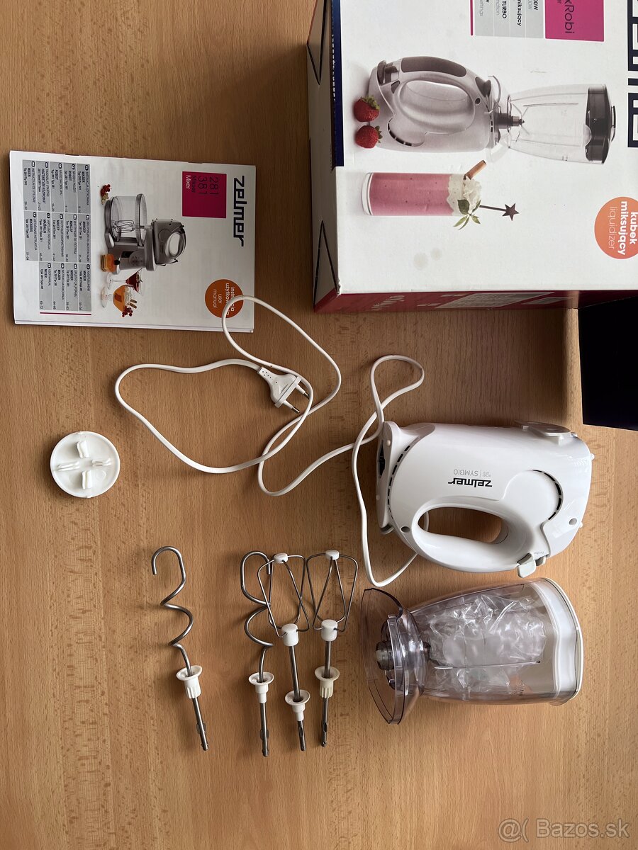Použitý kuchynský mixer Zelmer (400W, 5 rýchlostí, TURBO f