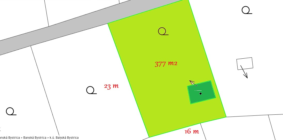 Predáme rovinatú záhradu 370 m2, Uhlisko v B Bystrici