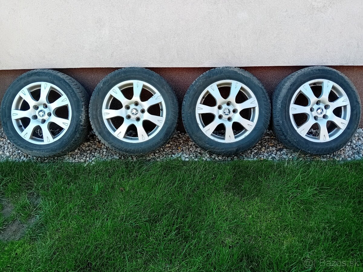 Disky skoda 5x112 matador 205/55r16 zimne dot 21 6-6.5mm