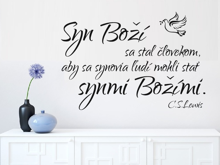Nálepky na stenu - Kresťanské